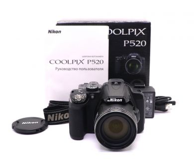 Nikon Coolpix P520 в упаковке (пробег 3380 кадров)