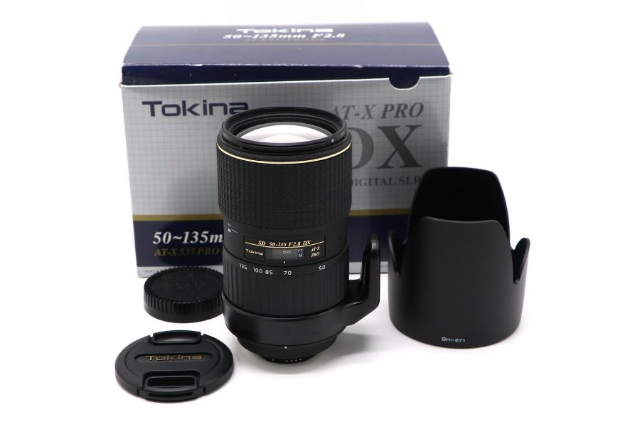 Tokina AT-X 50-135mm f/2.8 (AT-X 535) PRO DX Nikon F в упаковке