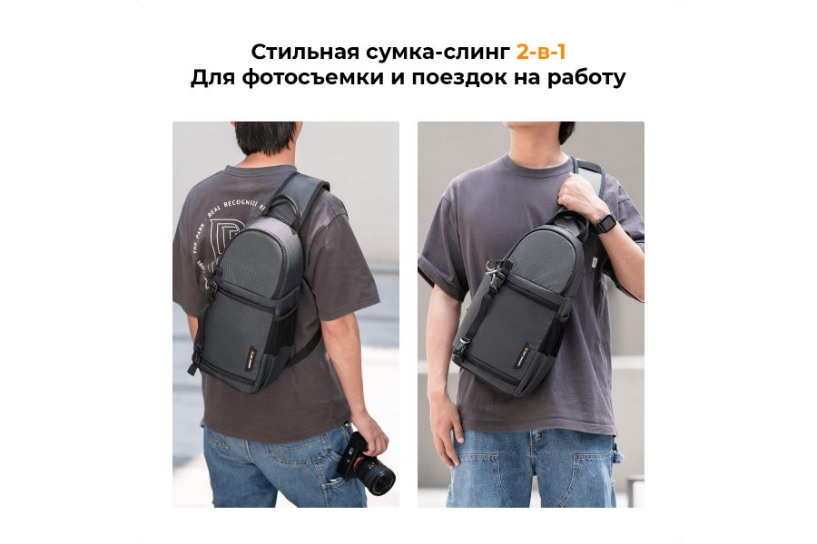 Фоторюкзак K&F Concept 10L KF13.141V2