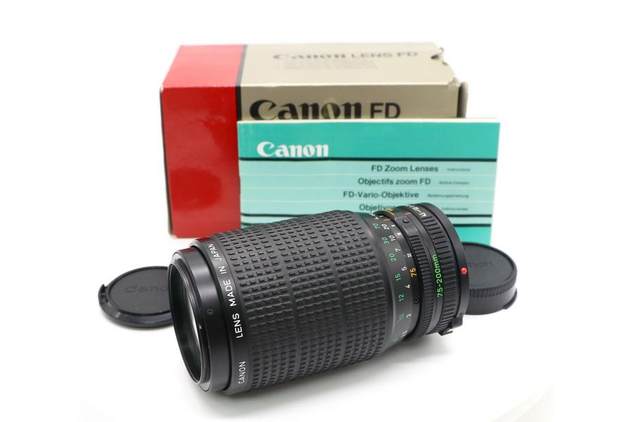 Canon FD 75-200mm f/4.5 в упаковке