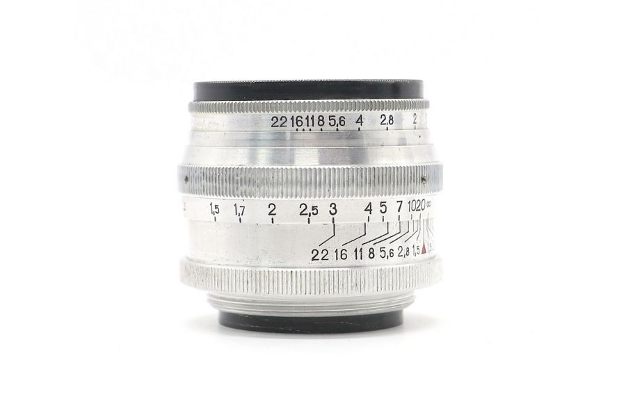 Юпитер-3 1.5/5см П silver М39 в тубусе