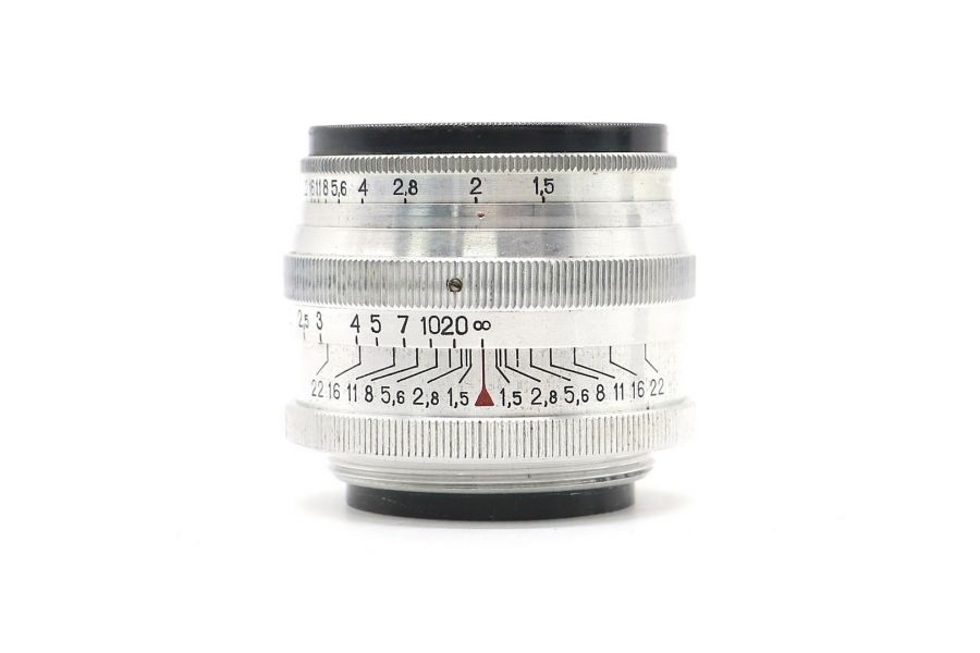 Юпитер-3 1.5/5см П silver М39 в тубусе