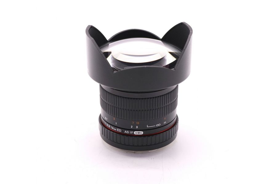 Samyang 14mm f/2.8 ED AS IF UMC Canon EF в упаковке (Korea)