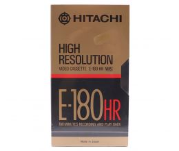 Видеокассета Hitachi E-180 HR новая