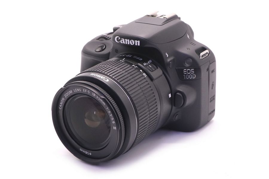 Canon EOS 100D kit в упаковке (пробег 4165 кадров)