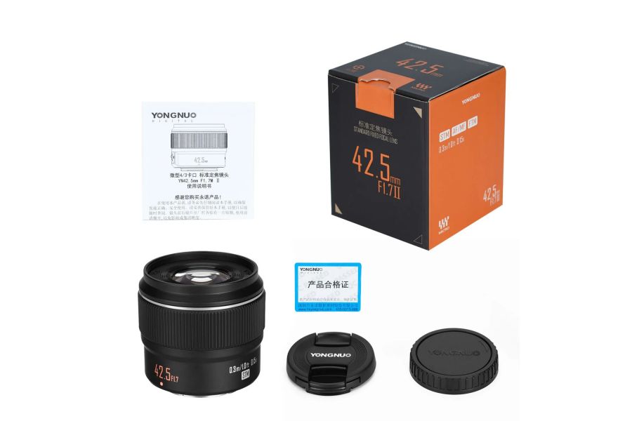 Объектив YongNuo 42.5mm f/1.7M II для Micro 4/3