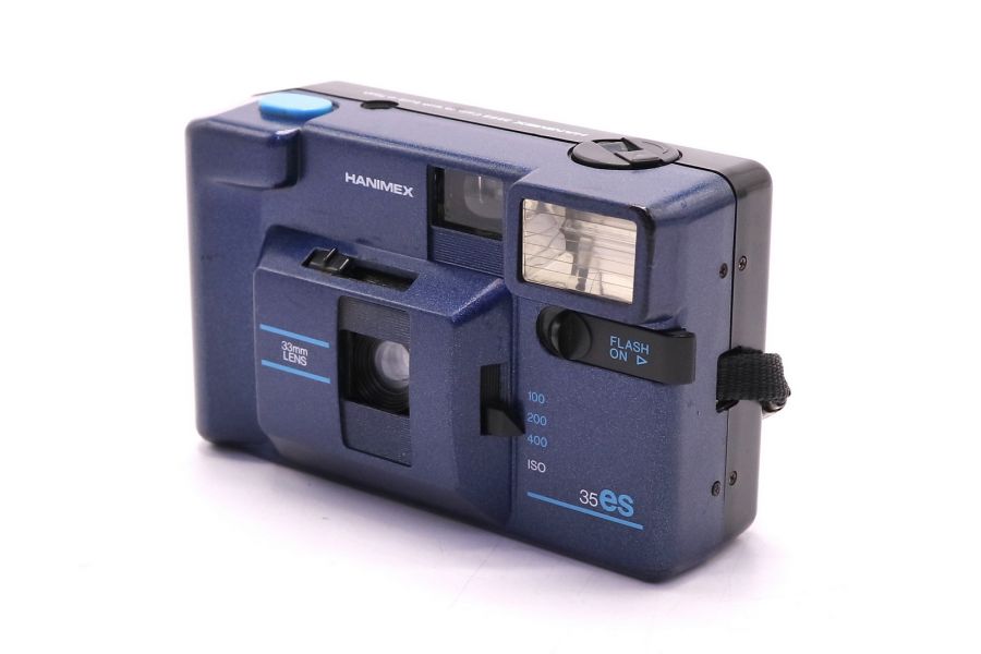 Hanimex 35es blue плёночный фотоаппарат (Hong Kong)