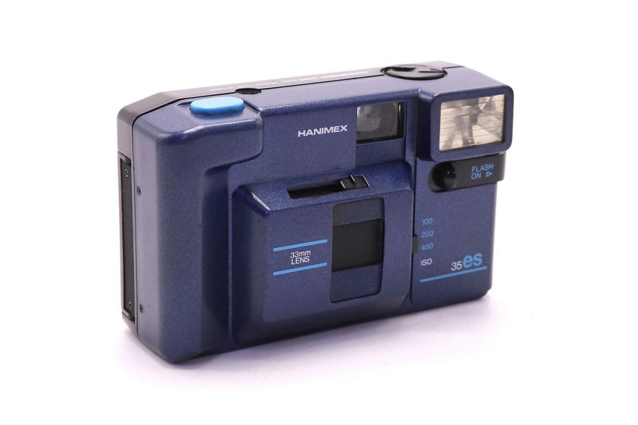 Hanimex 35es blue плёночный фотоаппарат (Hong Kong)