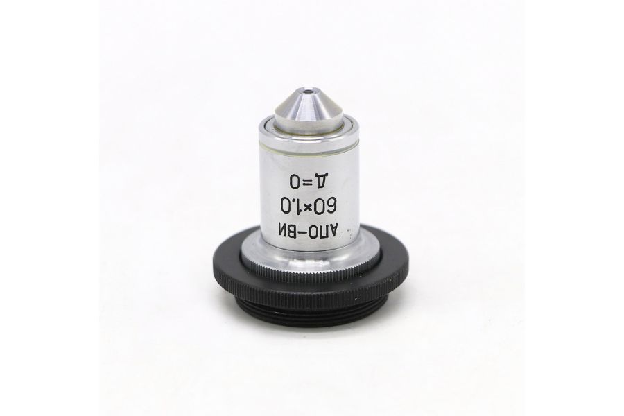 Объектив микроскопа ЛОМО АПО-ВИ 60х1.0 Л (Д=0)