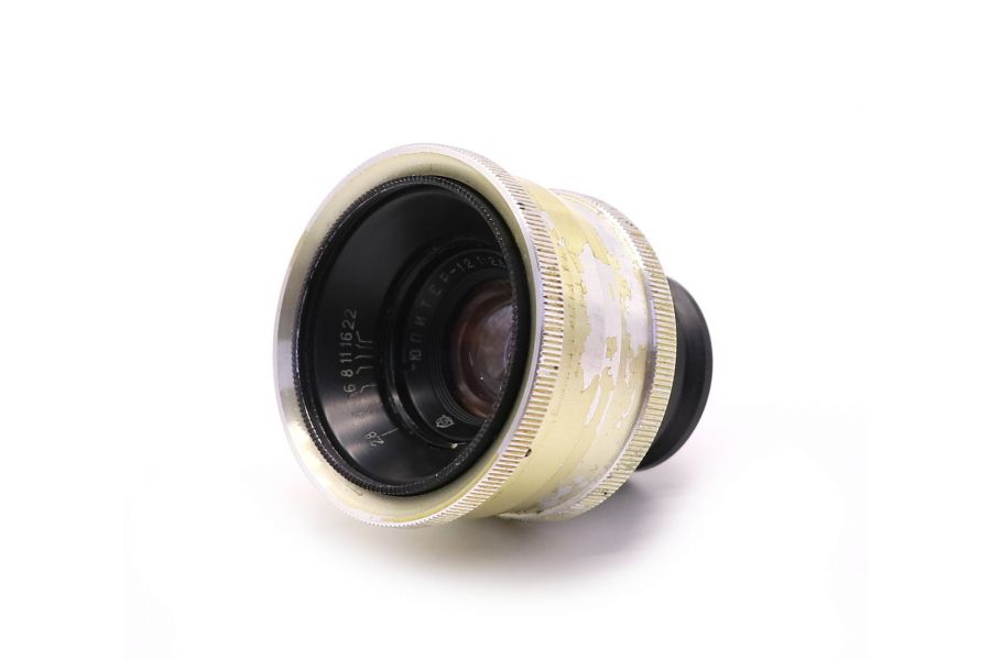 Юпитер-12 П 2.8/35 М39 silver КМЗ в тубусе