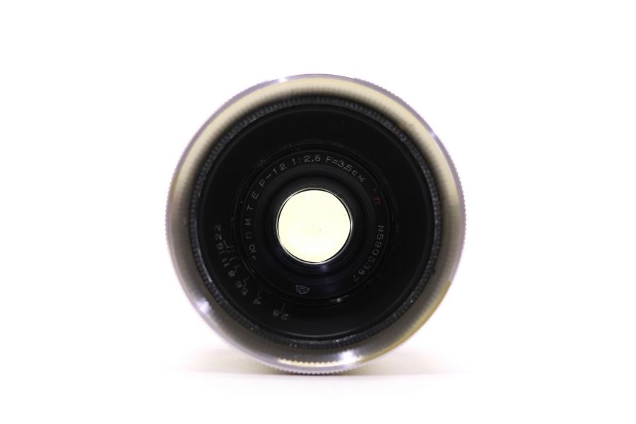 Юпитер-12 П 2.8/35 М39 silver КМЗ в тубусе