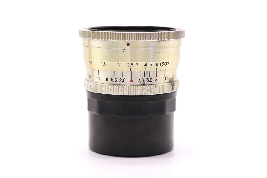 Юпитер-12 П 2.8/35 М39 silver КМЗ в тубусе