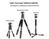 Штатив K&F Concept S284C2 + BH35