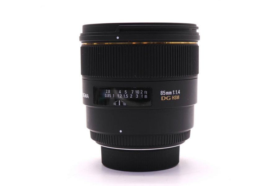Sigma AF 85mm f/1.4 EX DG HSM Nikon F в упаковке