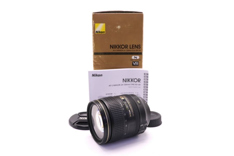 Nikon 24-120mm f/4G ED VR AF-S Nikkor в упаковке