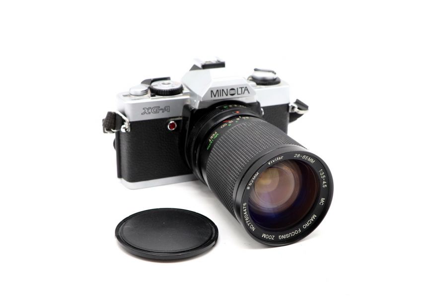 Minolta XG-A kit 28-85mm (Japan, 1982)
