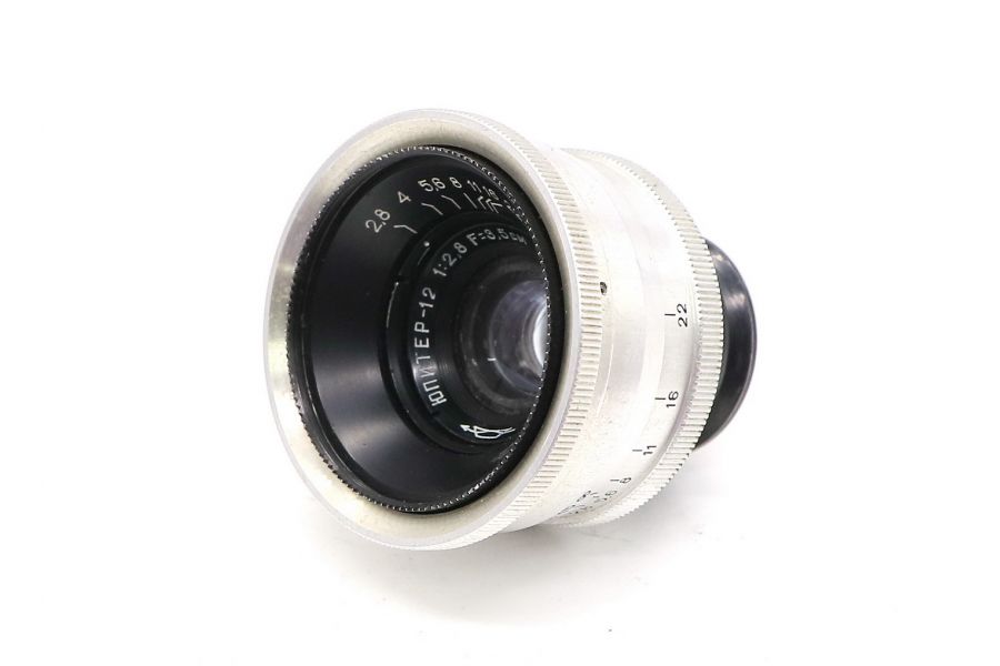 Юпитер-12 П 2.8/35 М39 silver КМЗ (СССР, 1958)