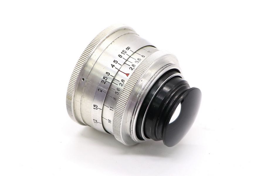 Юпитер-12 П 2.8/35 М39 silver КМЗ (СССР, 1958)