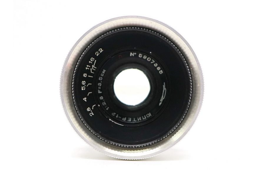 Юпитер-12 П 2.8/35 М39 silver КМЗ (СССР, 1958)