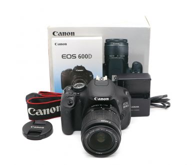 Canon EOS 600D kit в упаковке (пробег 2295 кадров)