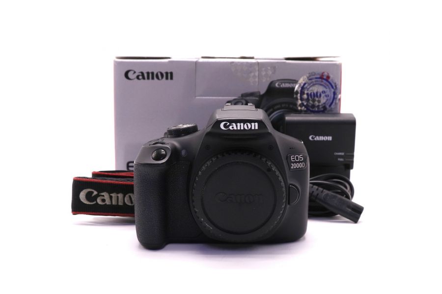 Canon EOS 2000D body в упаковке (пробег 55455 кадров)