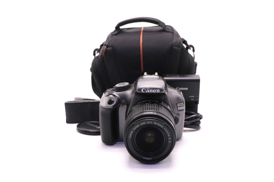 Canon EOS 1100D kit gray (пробег 10600 кадров)
