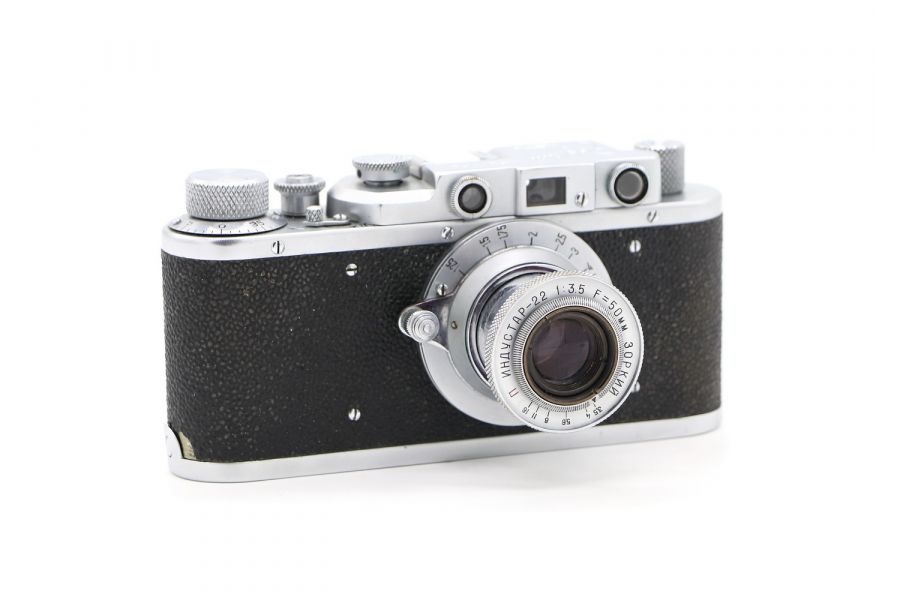 Зоркий + Индустар-22 ранний №21154