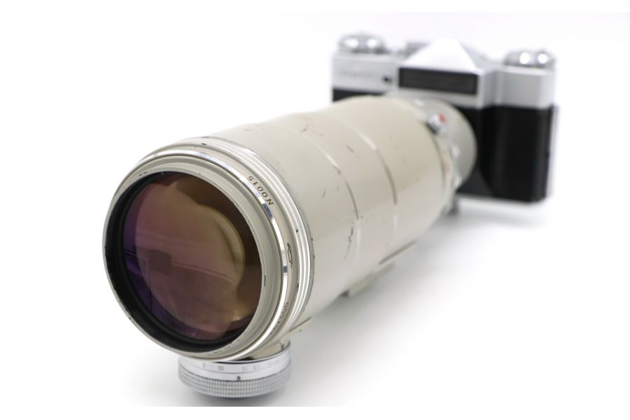 Редкость Фотоснайпер Зенит ЕС бежевый (СССР, 1966)