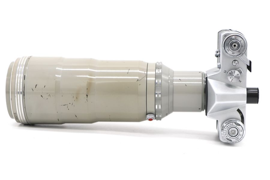 Редкость Фотоснайпер Зенит ЕС бежевый (СССР, 1966)