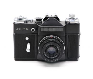 Редкий Зенит-Е черный (СССР, 1975)