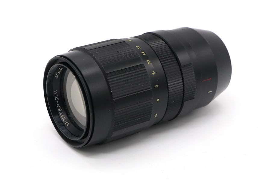 Юпитер-21М 4/200 переделка Nikon F