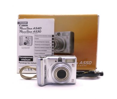 Canon PowerShot A550 в упаковке