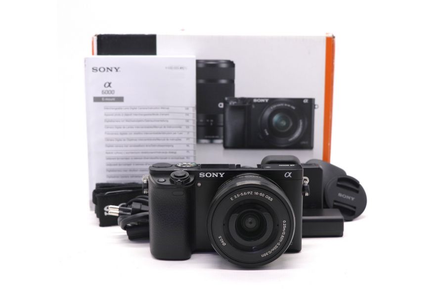 Sony A6000 ILCE-6000 kit в упаковке (пробег 7100 кадров)