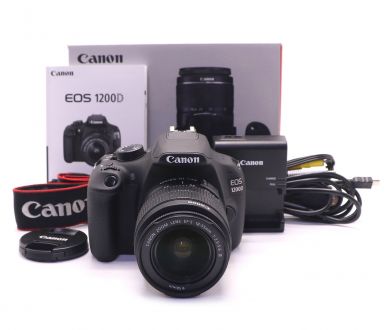 Canon EOS 1200D kit в упаковке (пробег 450 кадров)