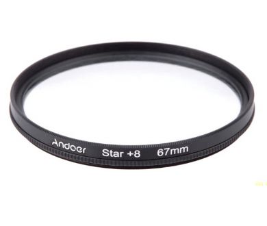 Светофильтр Andoer Star+8 67mm