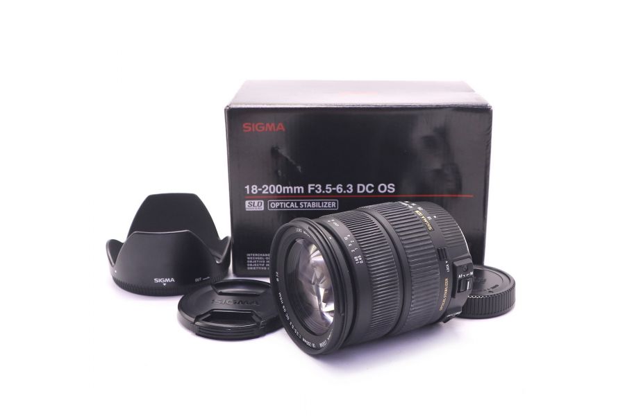 Sigma AF 18-200mm f/3.5-6.3 DC OS HSM Nikon в упаковке
