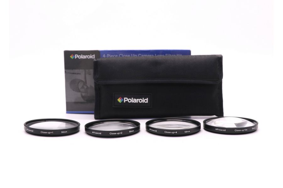 Набор из 4 фильтров Polaroid Close Up 58mm (+1,+2,+4,+10)