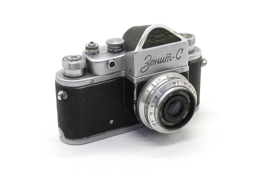 Зенит С + Индустар-50 (КМЗ, 1959)