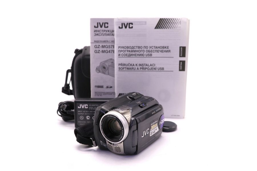 Видеокамера JVC GZ-MG575E встроенная вспышка