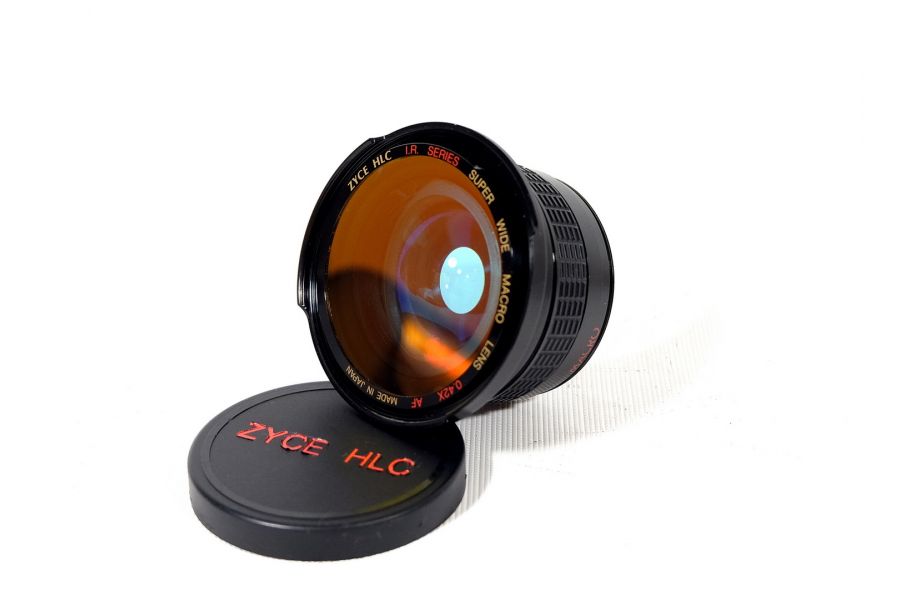 Фишай линза Zyce HLC I.R. Series Super wide macro lens 0.42X AF