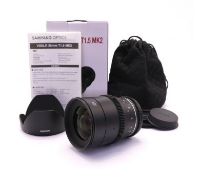 Samyang VDSLR 35mm T1.5 MK2 Canon EF в упаковке