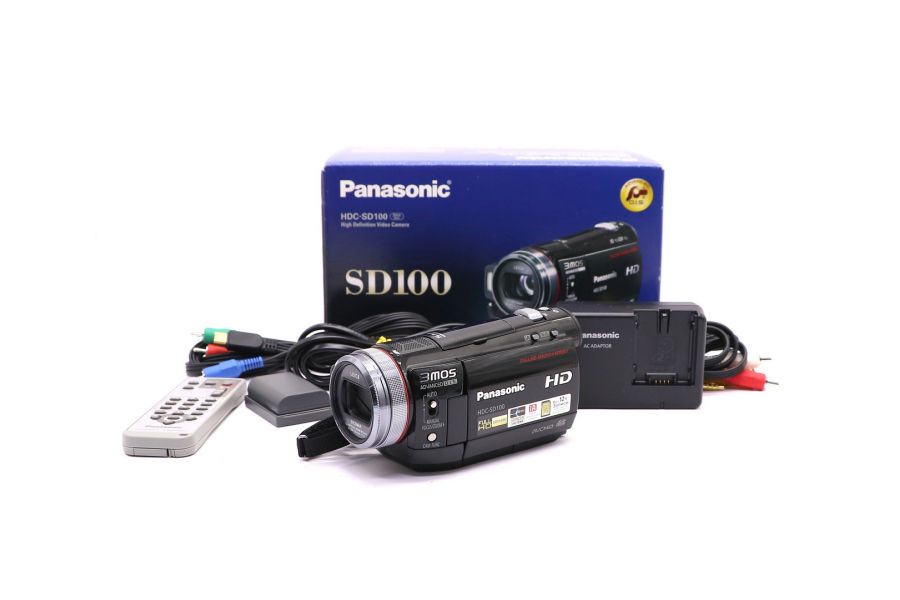 Видеокамера Panasonic HDC-SD100 в упаковке