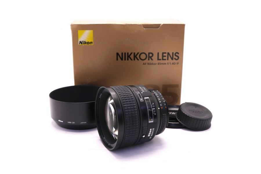 Nikon 85mm f/1.4D IF AF Nikkor в упаковке