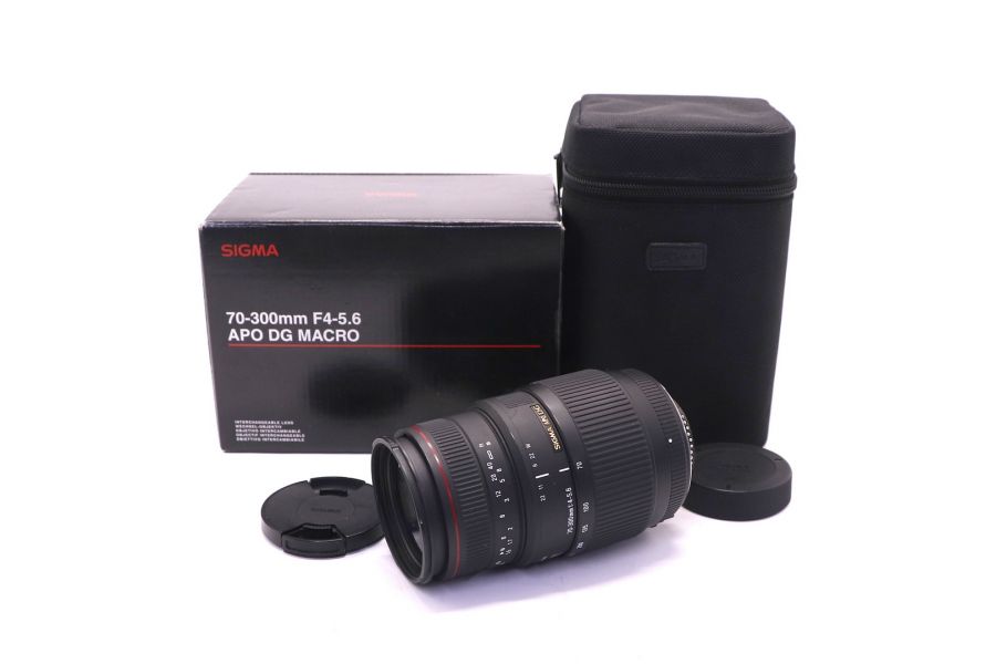Sigma AF 70-300mm f/4-5.6 APO MACRO DG for Nikon в упаковке