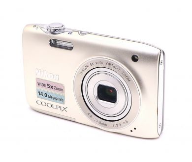 Nikon Coolpix S3100 компактная фотокамера металл