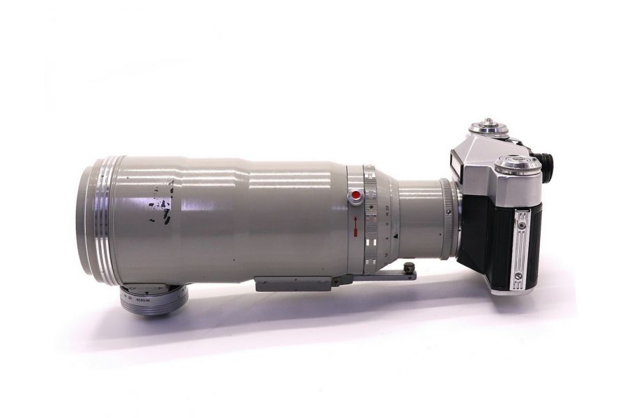 Редкий Фоторужье Зенит ЕС бежевый (СССР, 1969)