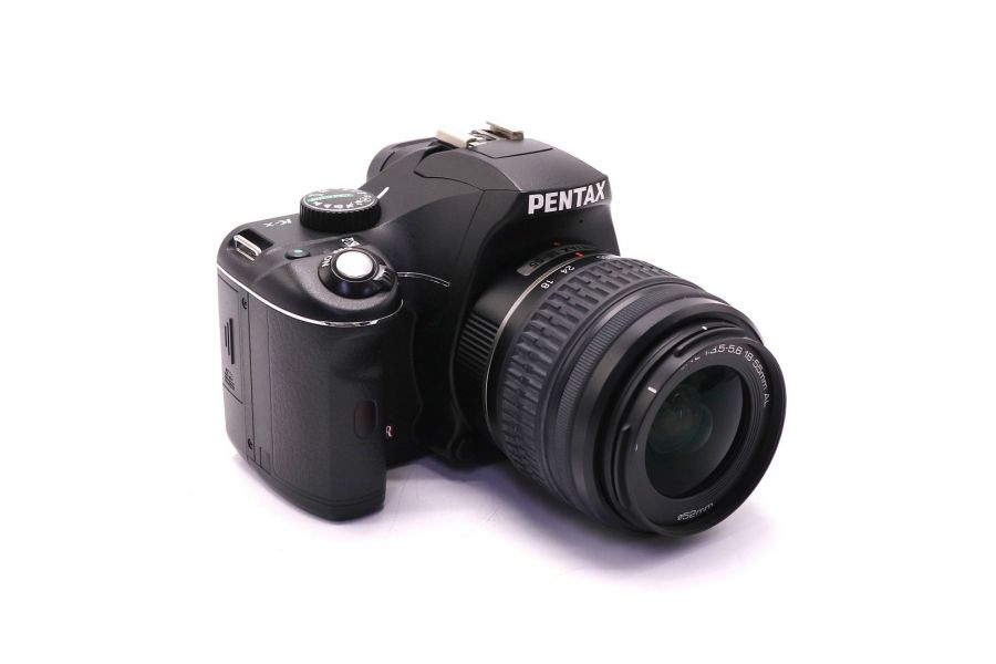 Pentax K-X kit в упаковке (пробег 21855 кадров)