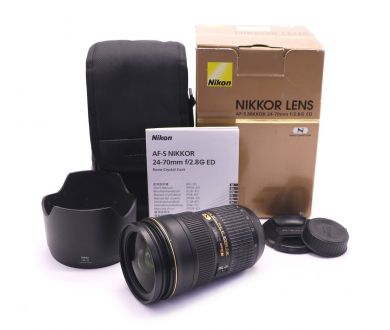 Nikon 24-70mm f/2.8G ED AF-S Nikkor в упаковке (Japan, 2015)