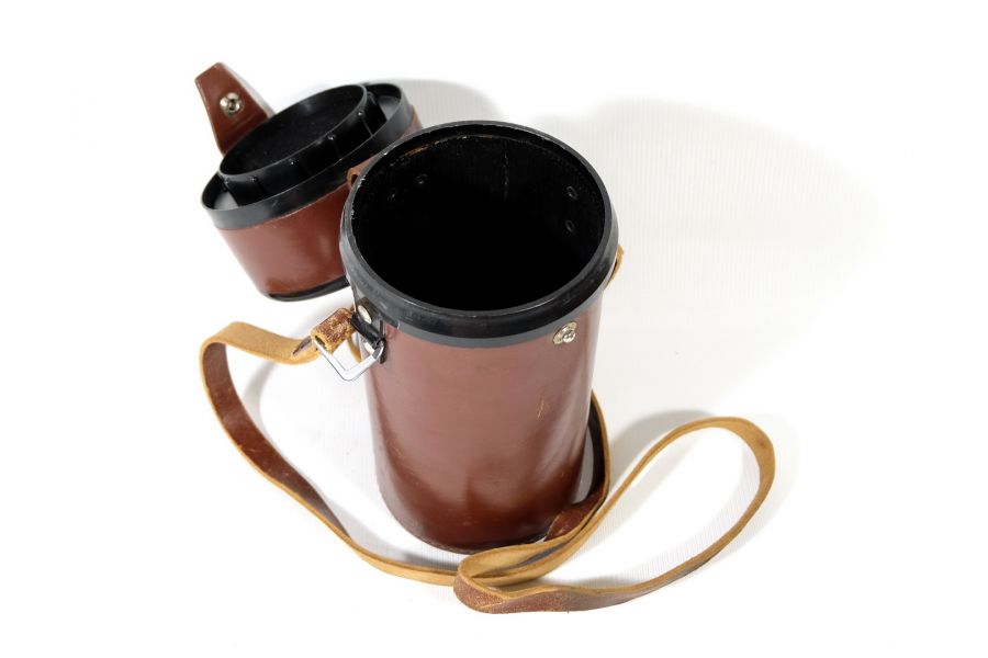 Тубус кожаный 17х9см