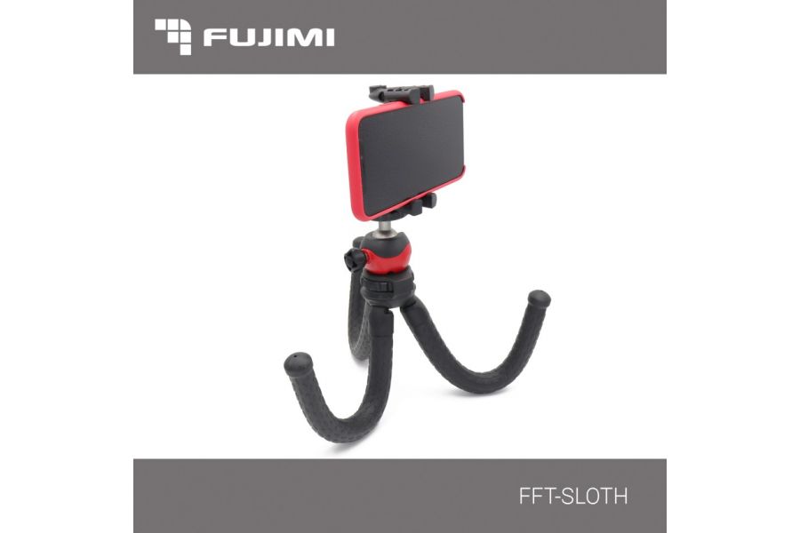 Гибкий штатив с держателем для смартфона FUJIMI FFT-SLOTH 
